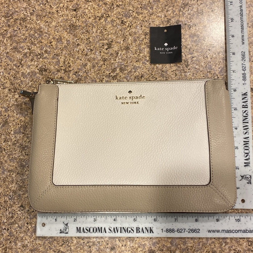 Kate Spade Lena Colorblock Pebbled Leather KH444  NO STRAP And OTHER FLAWS Bag - Picture 3 of 17